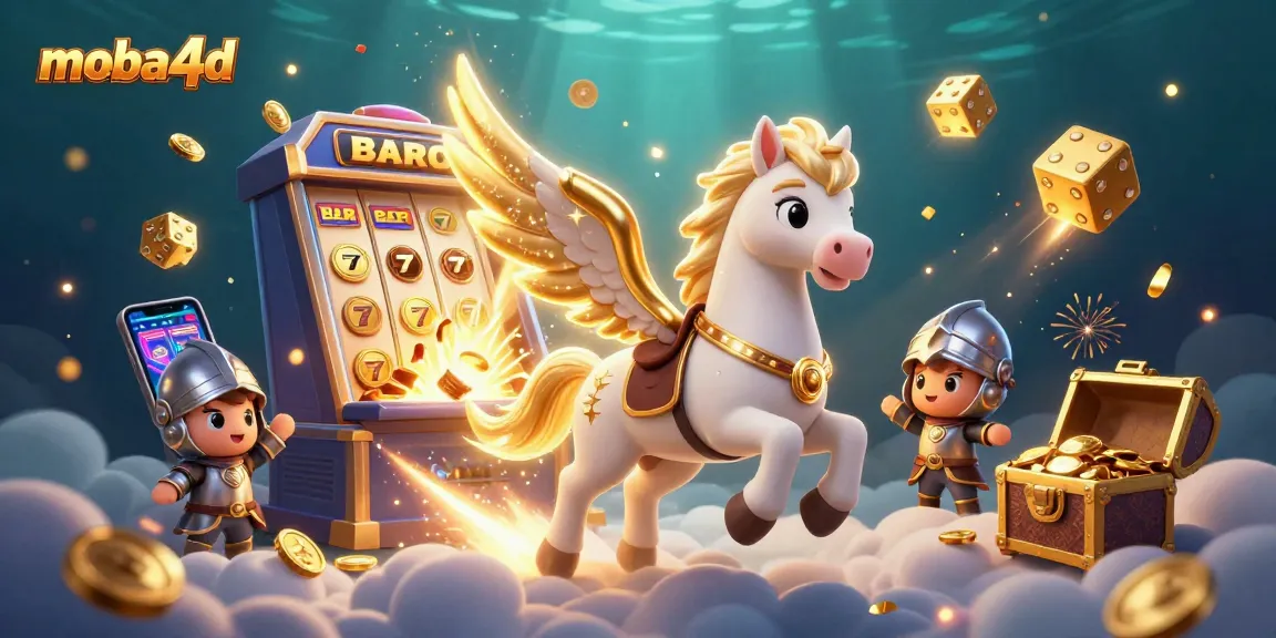 Spin and win with moba4d's vibrant casino illustration featuring a dynamite jackpot explosion.