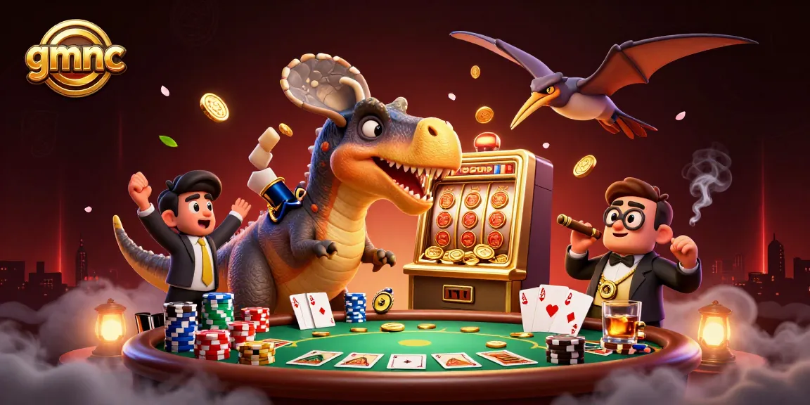 Catch the excitement at gmnc as a pachycephalosaurus wins jackpots with coins flying around!